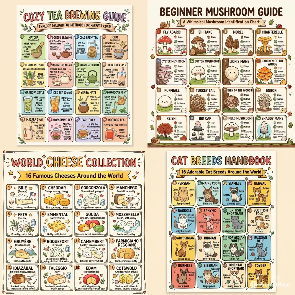 Cute Educational Infographic Posters