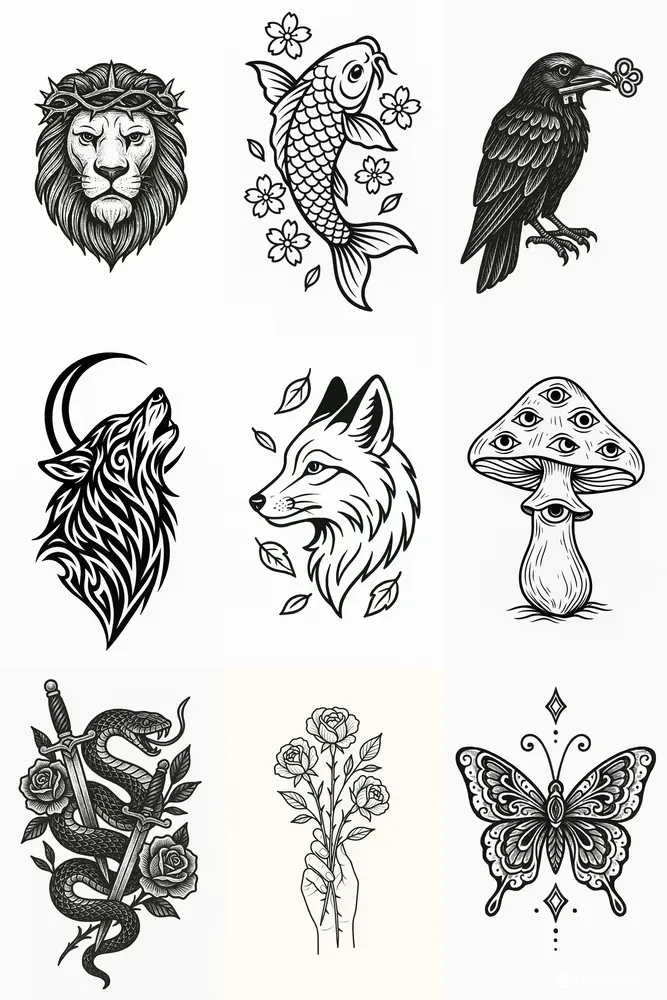 Effortless Tattoo Line Art
