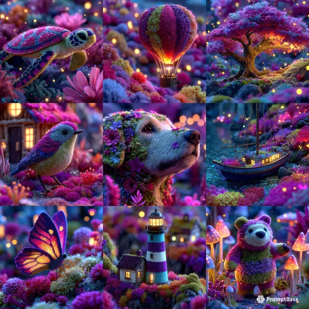 Render Beaded Bloom Glow Whimsies