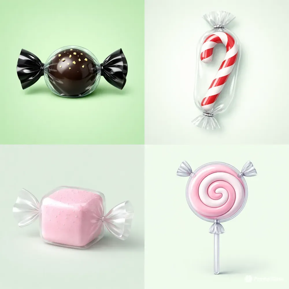 3D Candy Sweet Icon Packs