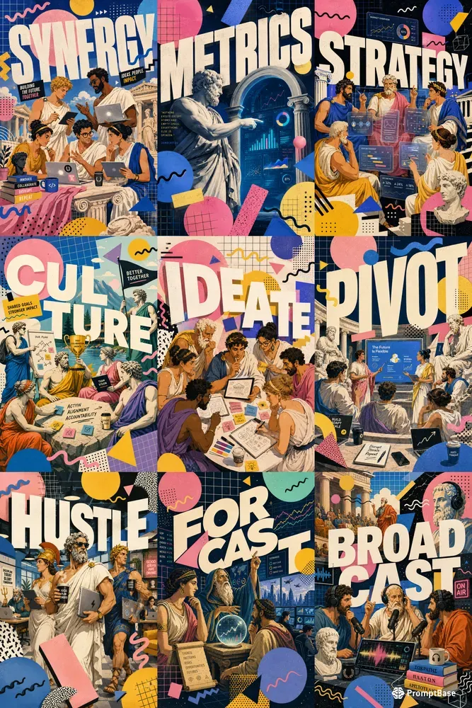 Classical Tech Editorial Posters
