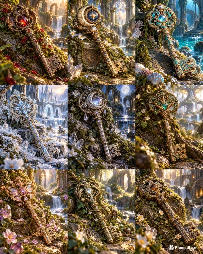 Ancient Enchanted Keys