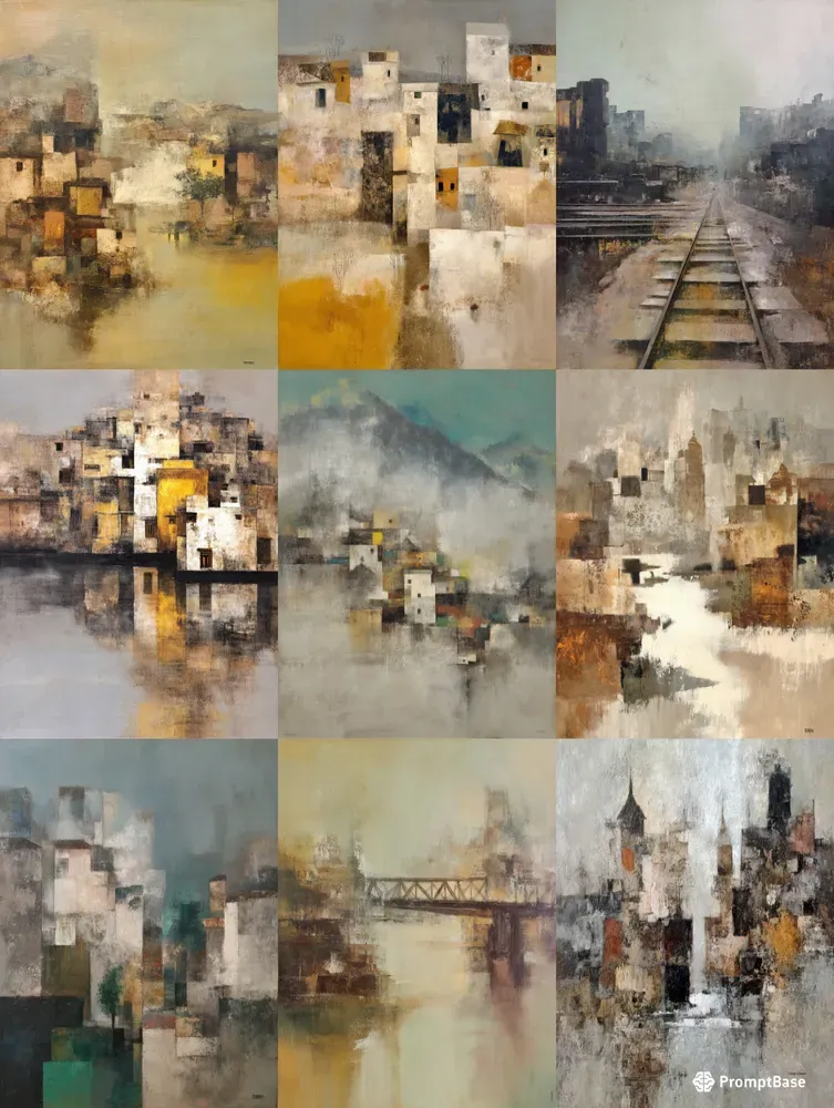 Ram Kumar Abstract Poetic Landscapes