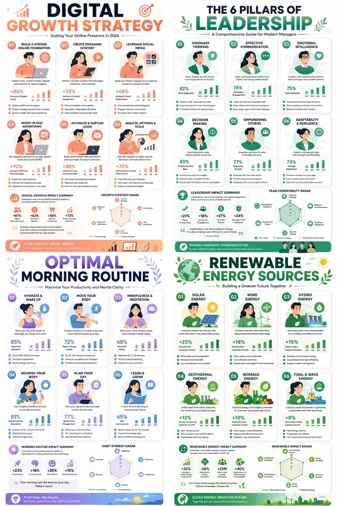 Corporate Infographic Poster Templates