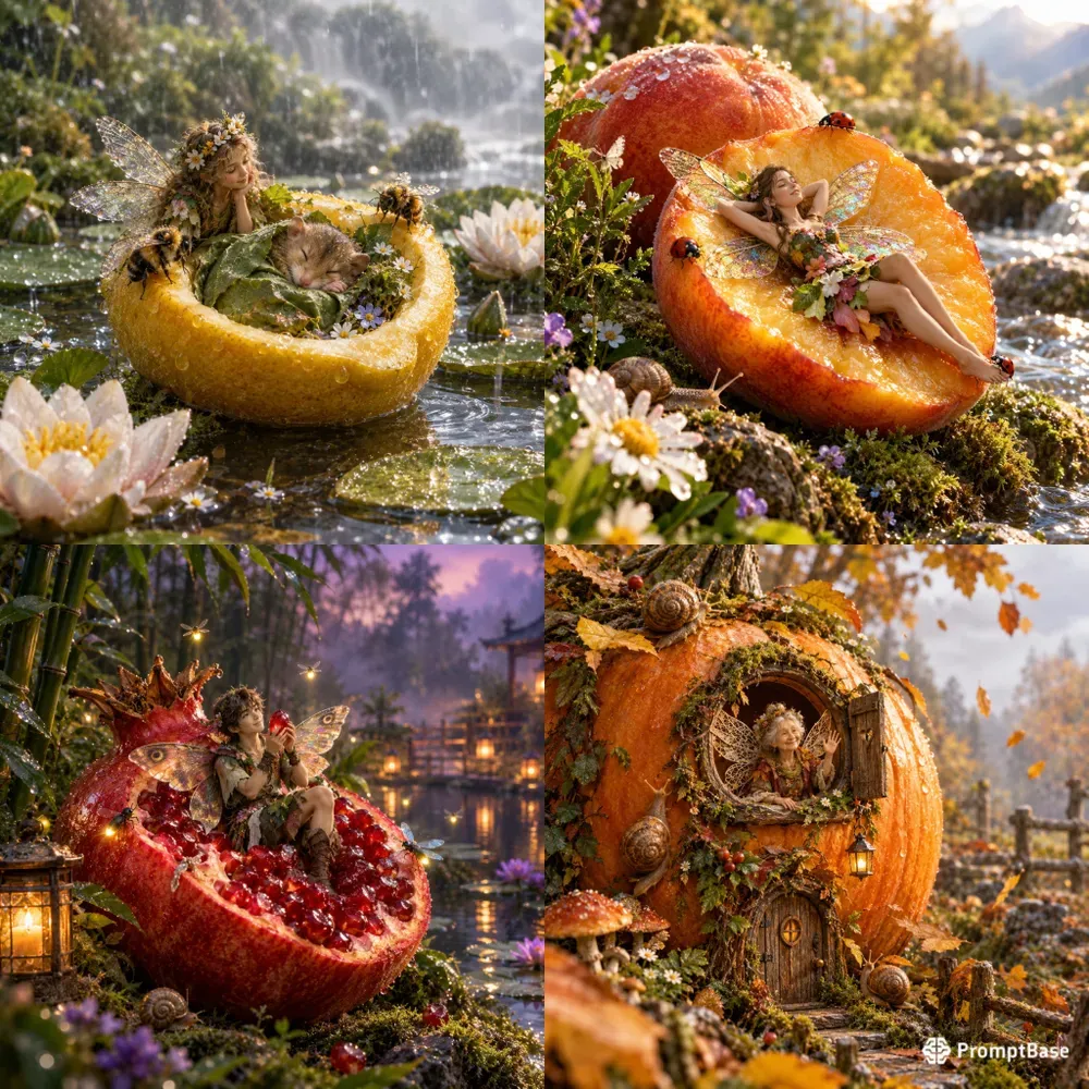 Fruit Fairy Hideaways