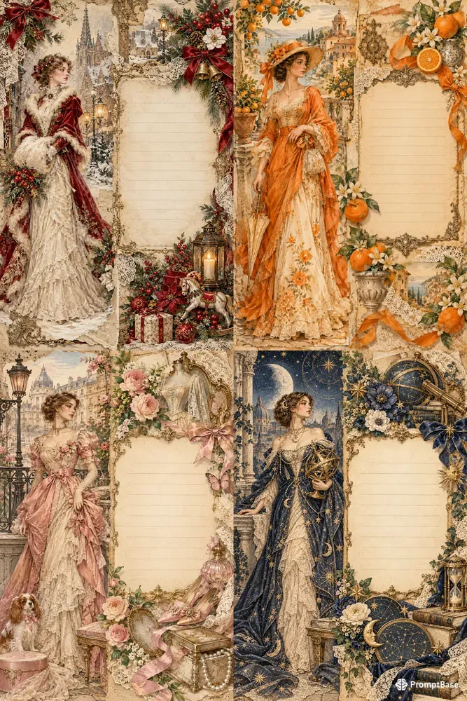 Romantic Collage Collections