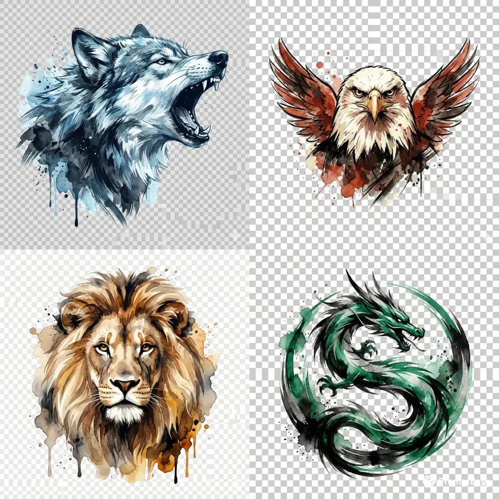 Artistic Character Tshirt Logos