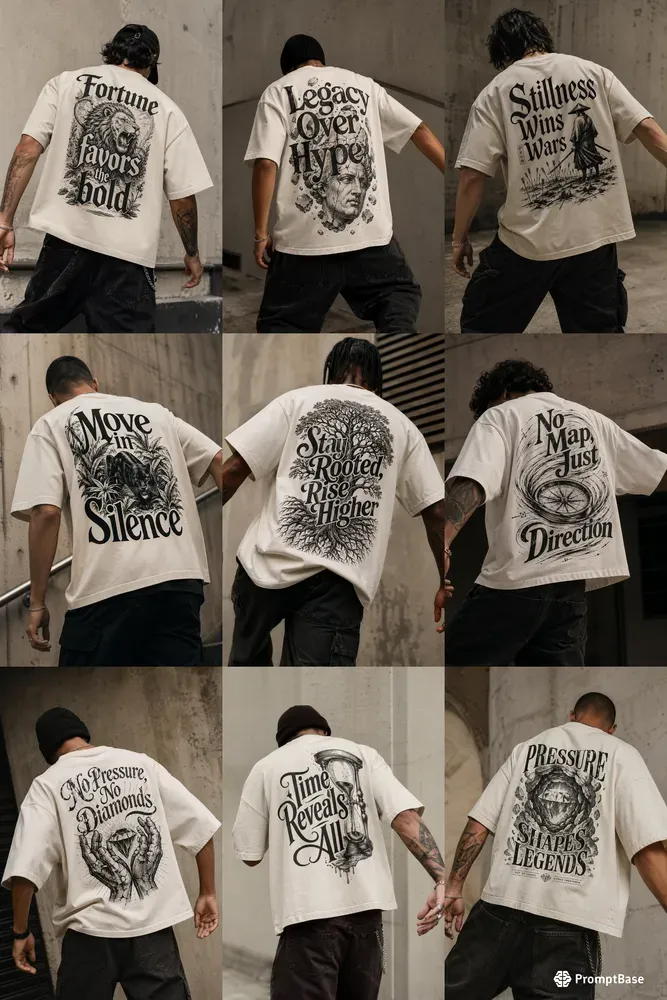 Heritage Back Print Tee Designs