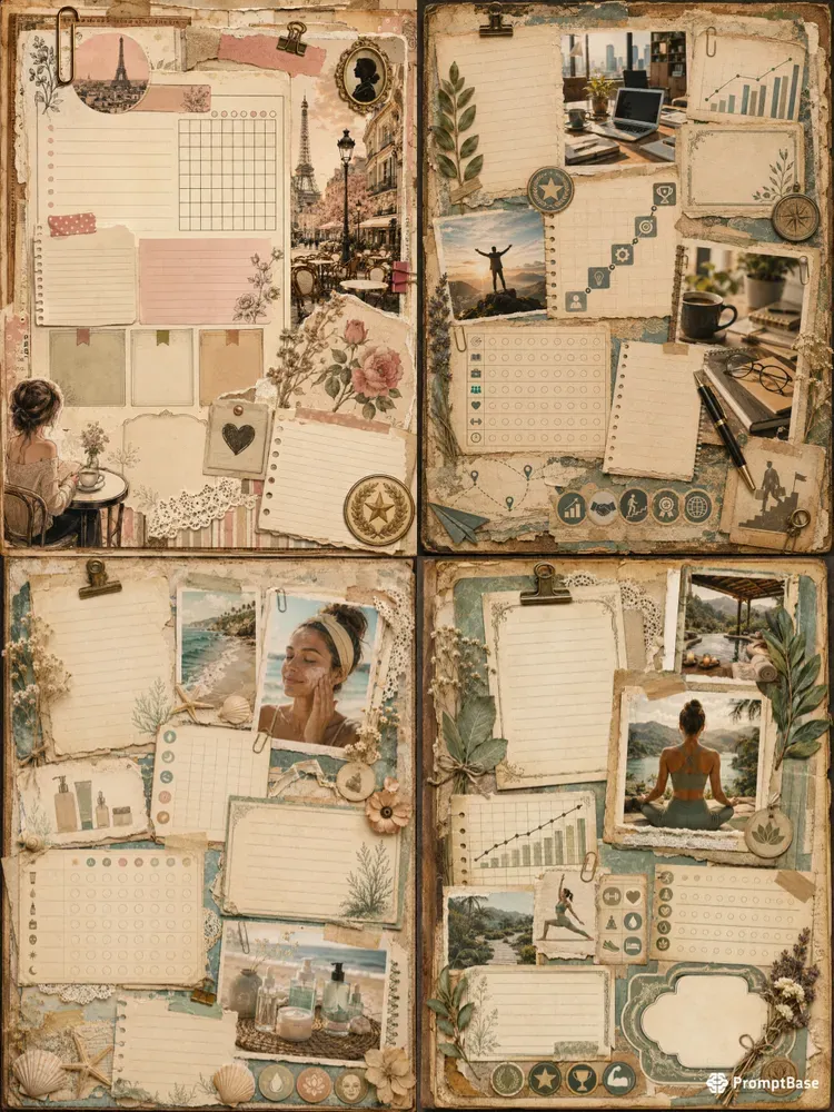 Glowup Junk Journal Generator