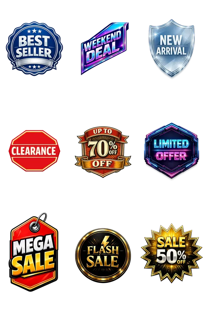 Premium Sale Badge Generator