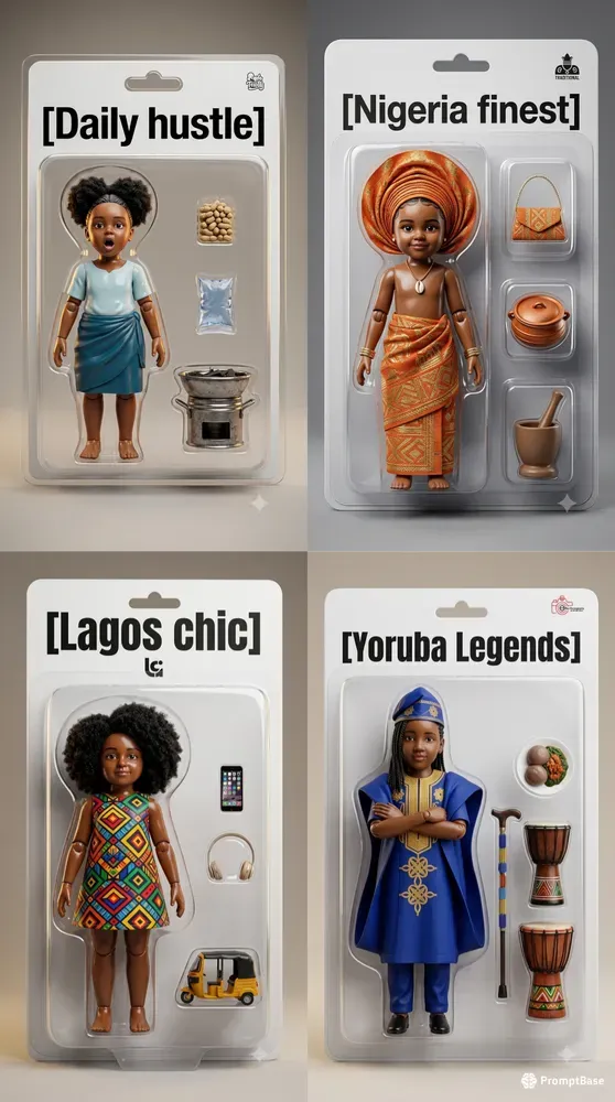 African Action Figures