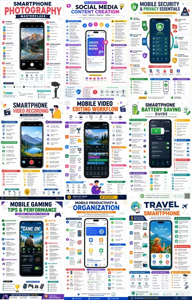 Smartphone Infographic Bundles