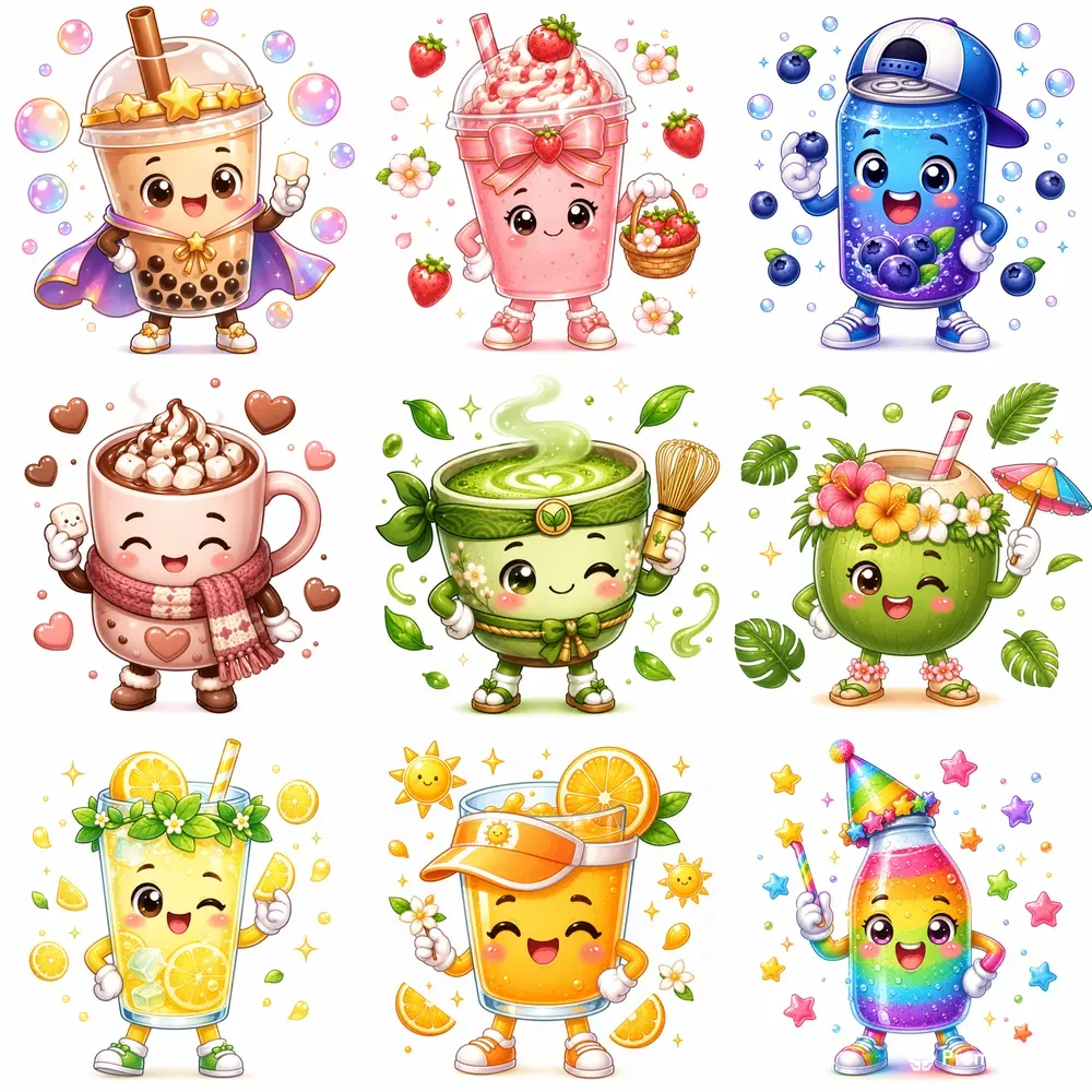 Magical Beverage Mascot Kits