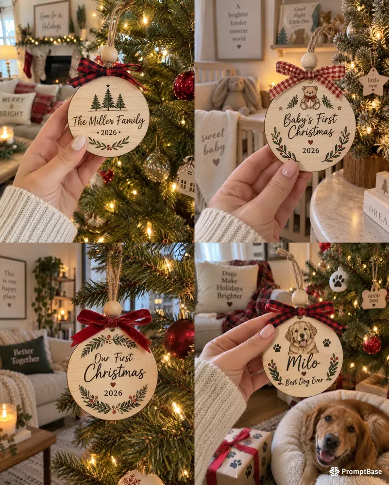 Holiday Keepsake Ornament UGC Photo Ads