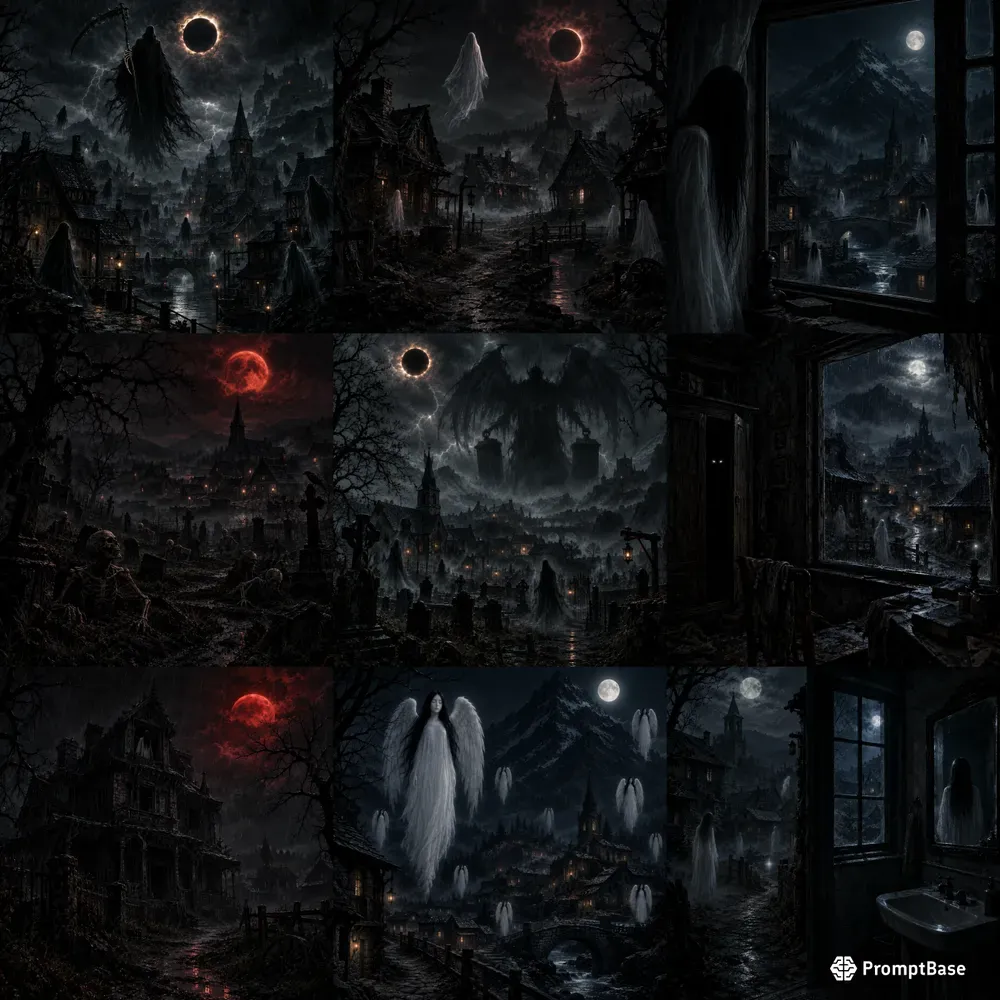 Haunted Village Scene Makers