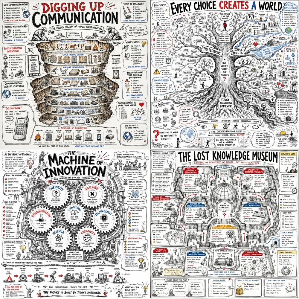 Creative Knowledge Map Poster Makers