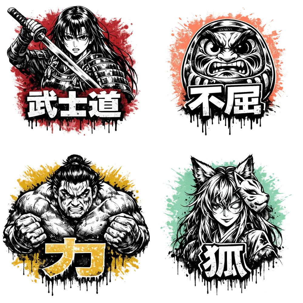 Anime Manga Tshirt Graphic Designs