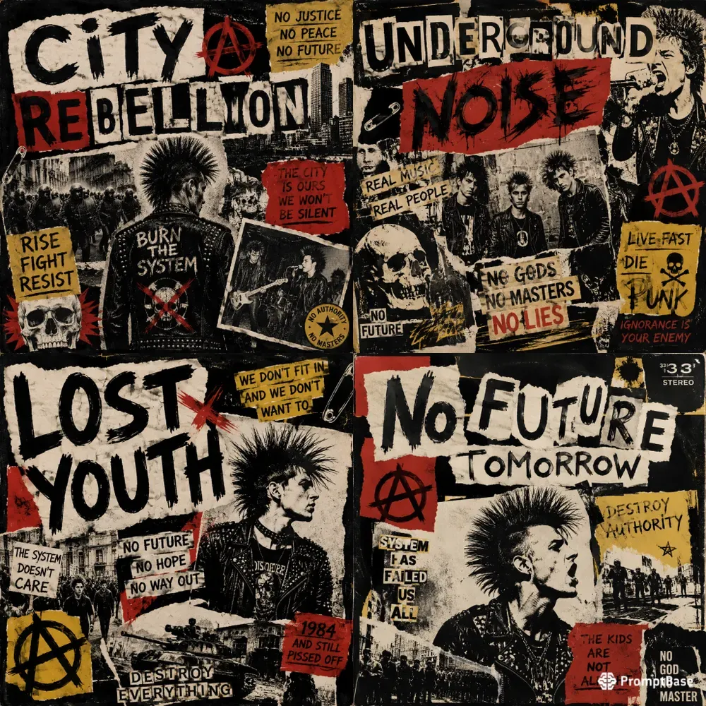Punk Album Cover Generator
