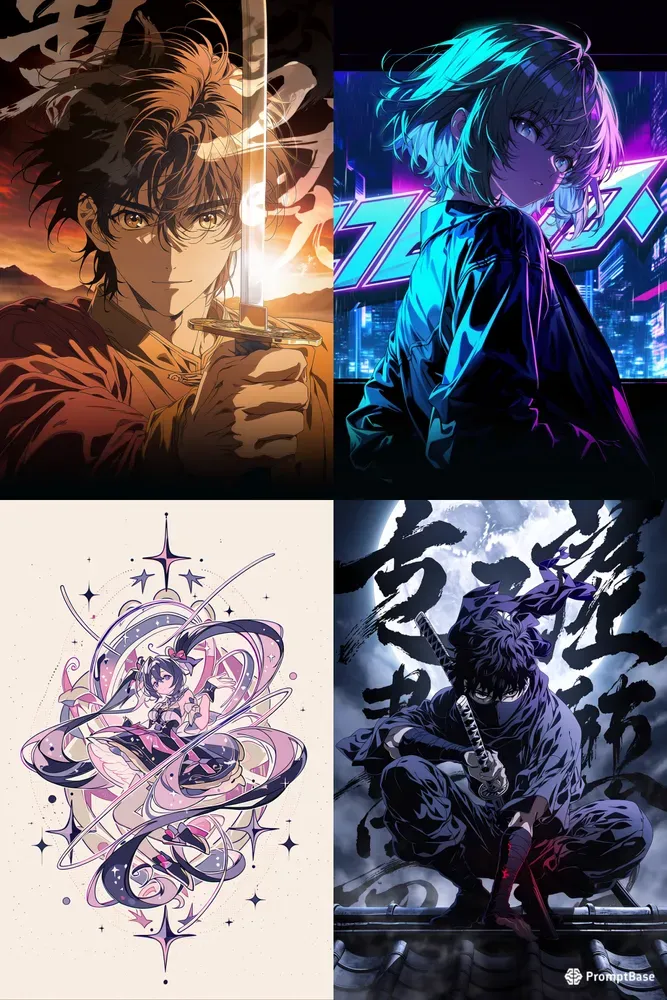 Anime Key Visual Poster Studios