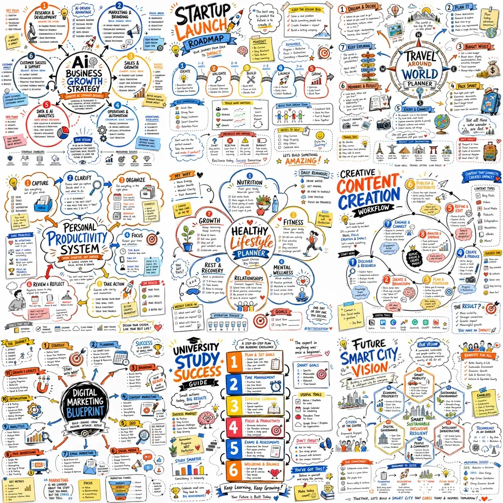 Sketchnote Mind Map Makers