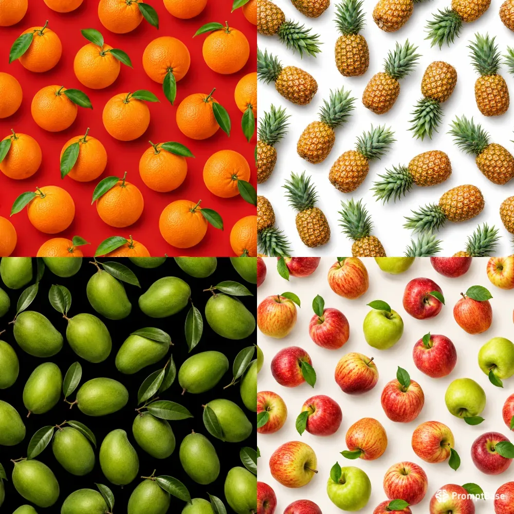 Seamless Printable Fruit Designs