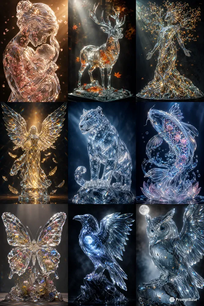 Crystal Soul Sculptures