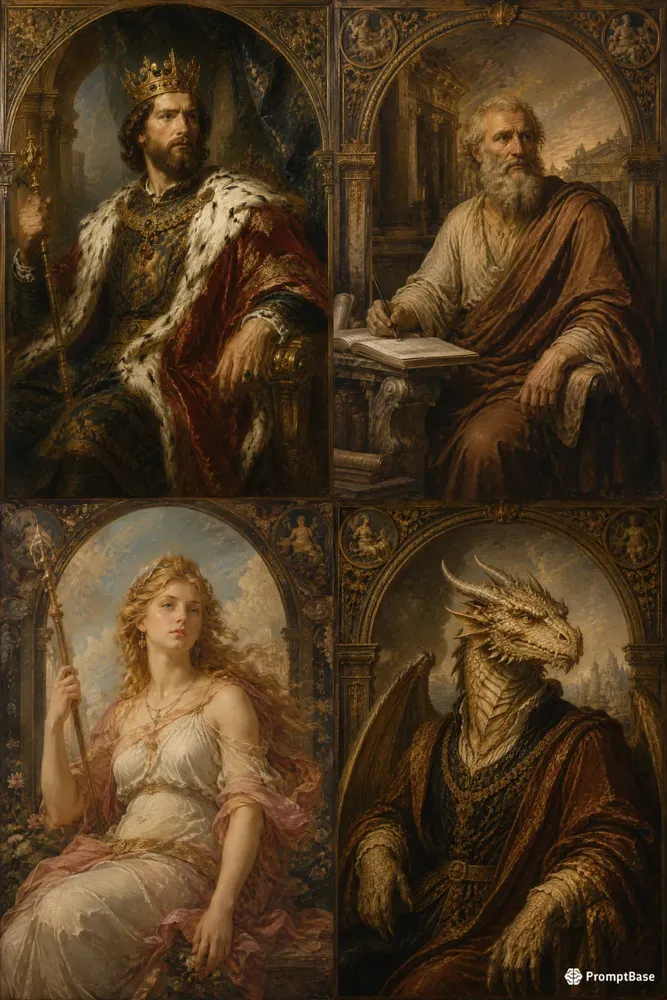 Renaissance Portrait Art Posters