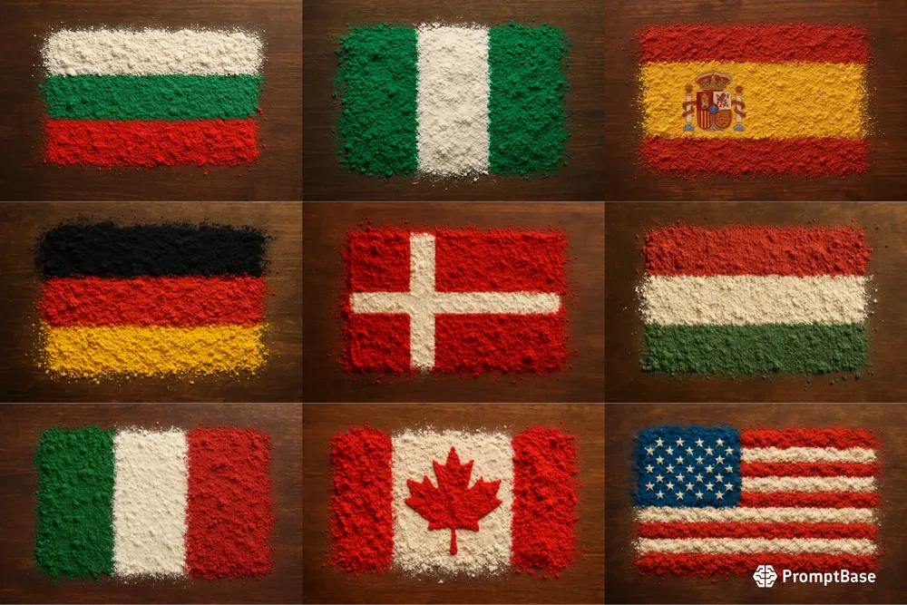Powder Flags