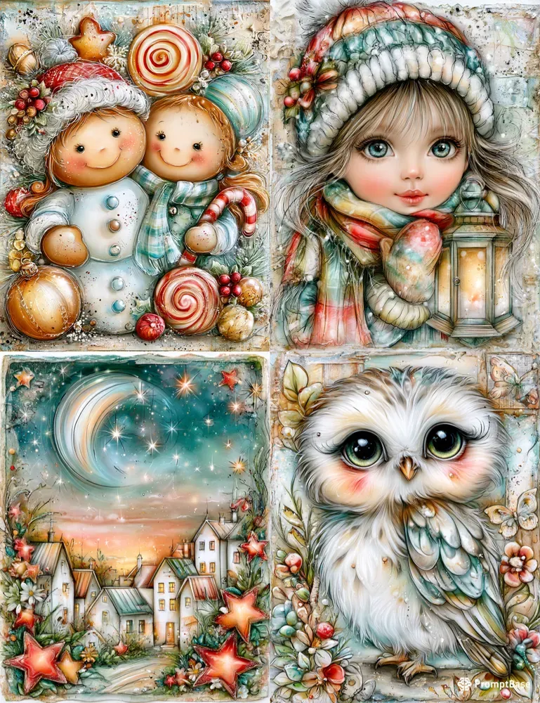 Snowbound Storybook Junk Journals