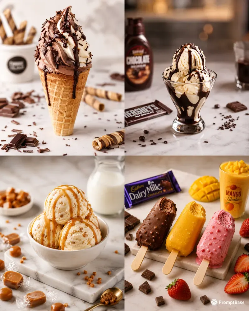 Luxury Ice Cream Photography