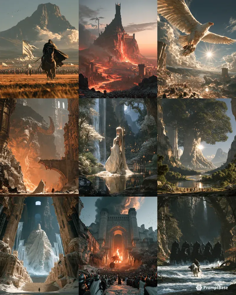 Mythic Fantasy Oil Masterpieces
