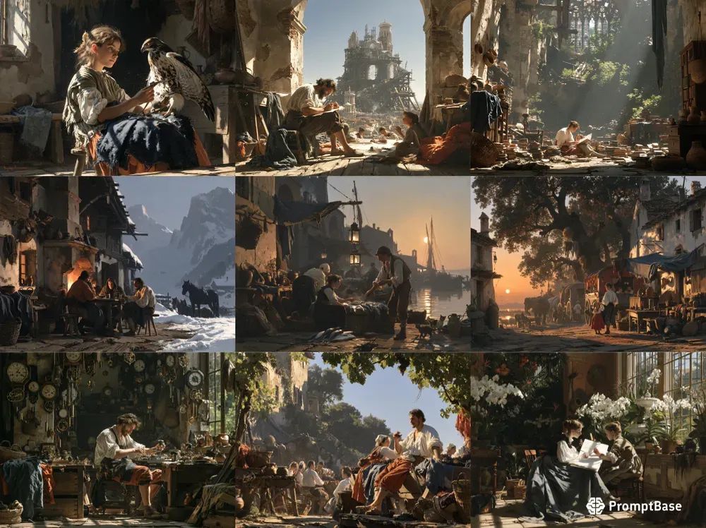 Painted Lives Of Old Europe