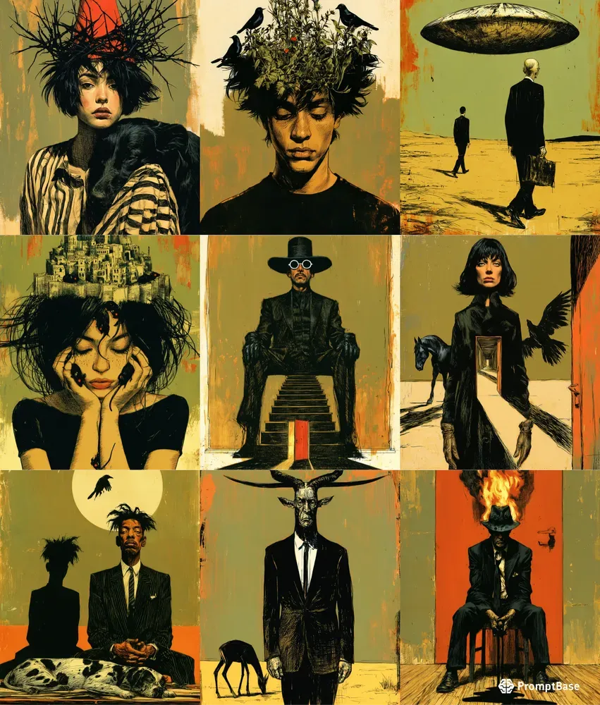 Surreal Vintage Editorial Art
