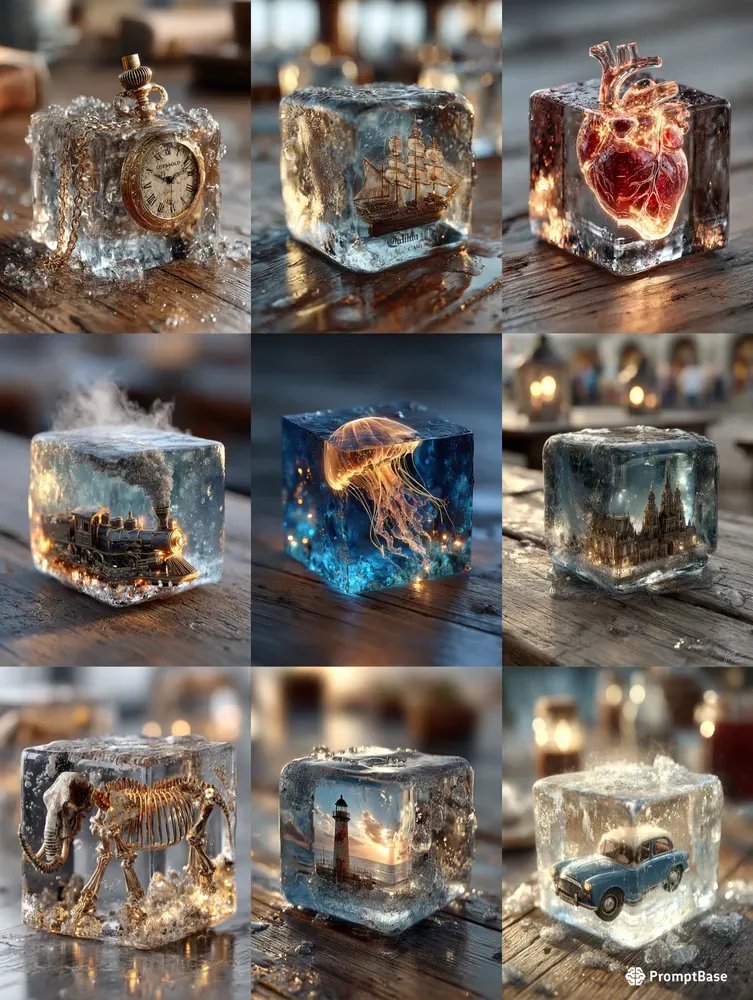 Lost Objects In Ice