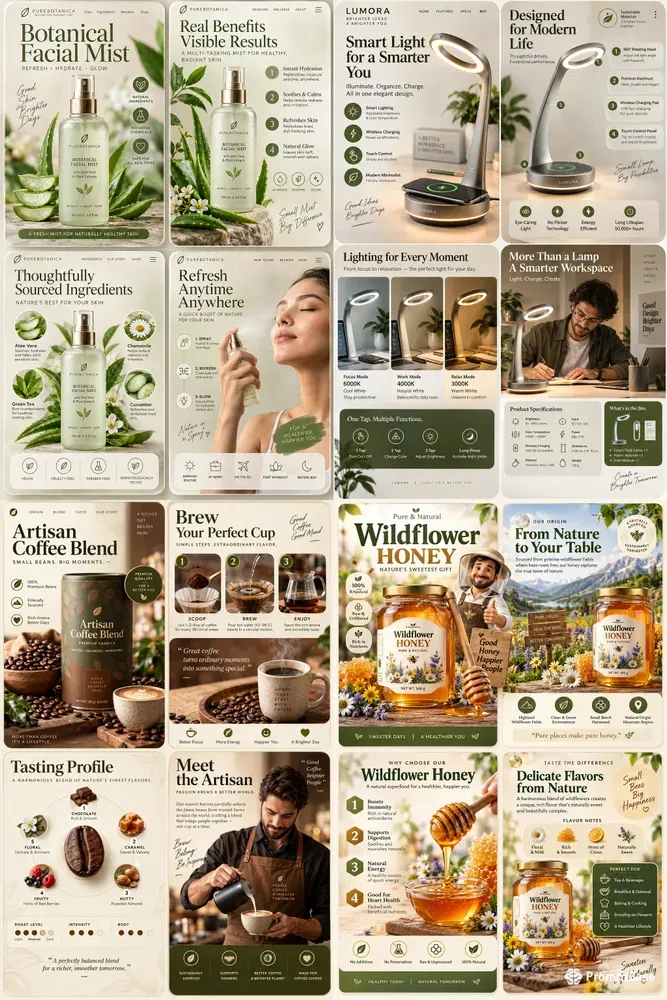 Premium Product Card Showcases