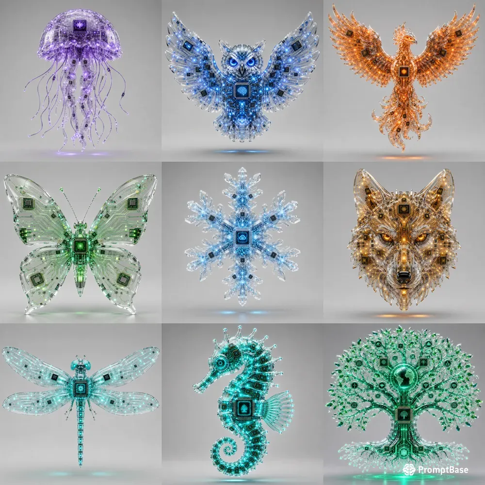 Tech Nature Fusion Icons