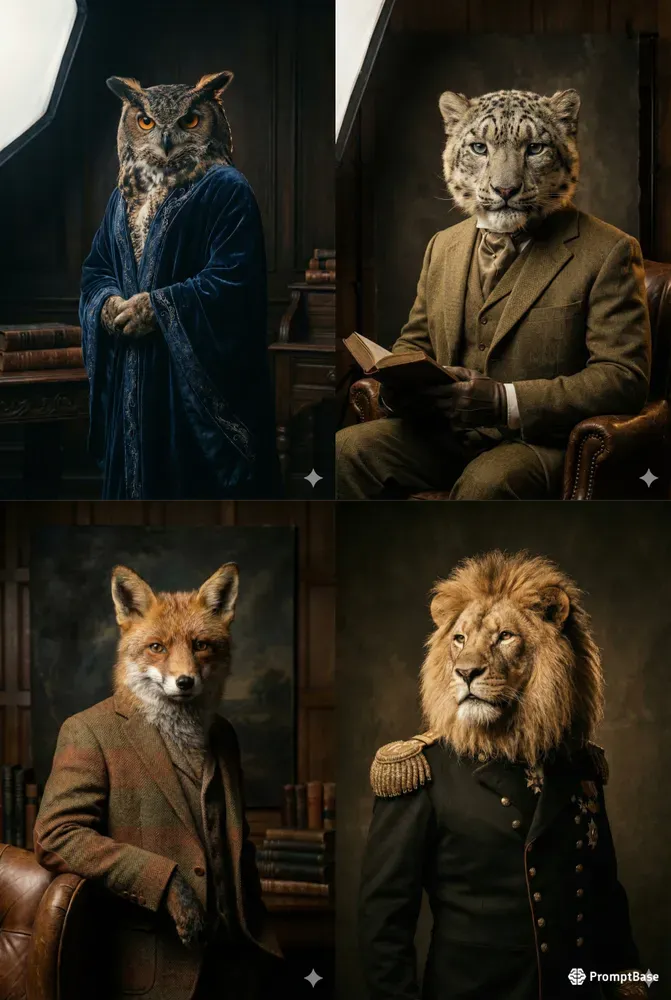 Vintage Anthro Portraits