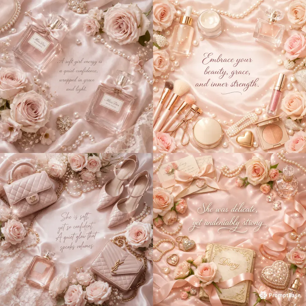 Ultrafeminine Luxury Flat Lays