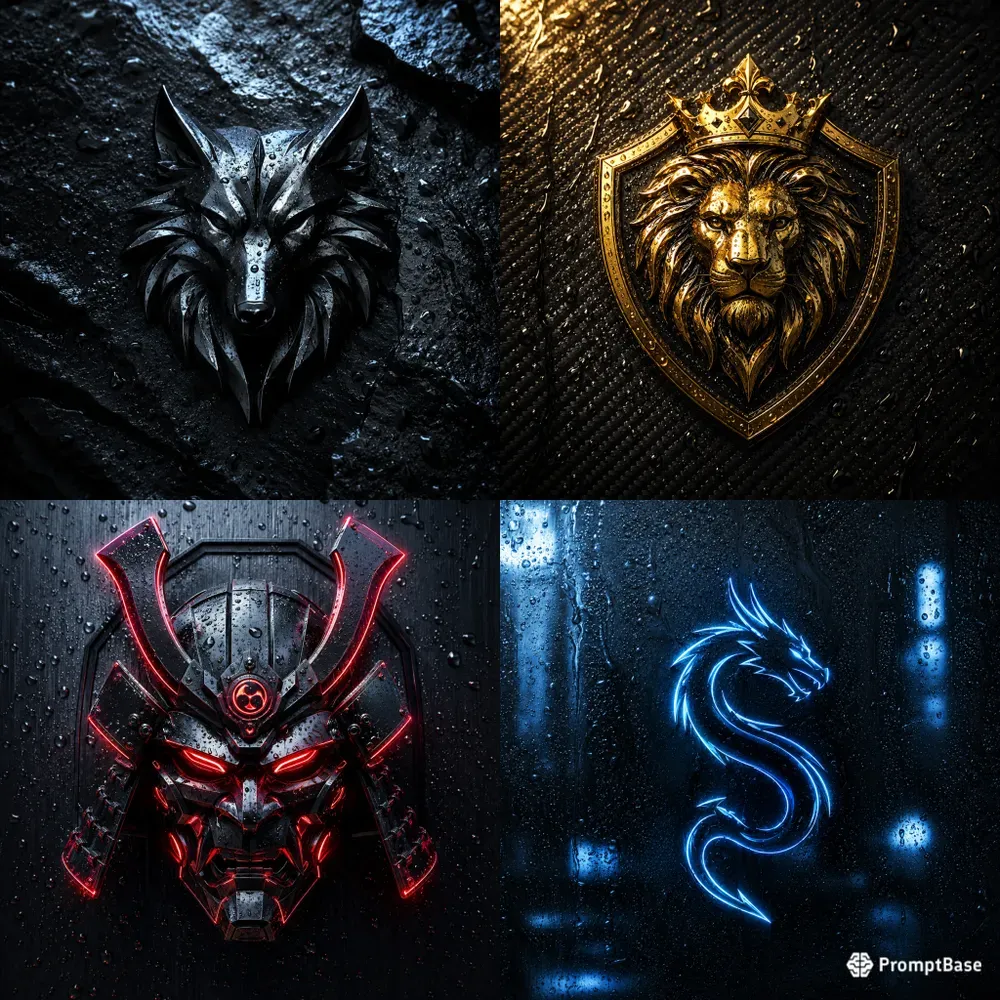 Dark Luxury Tech Emblem Wallpapers
