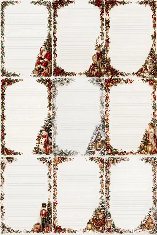 Christmas Letter Paper Creators