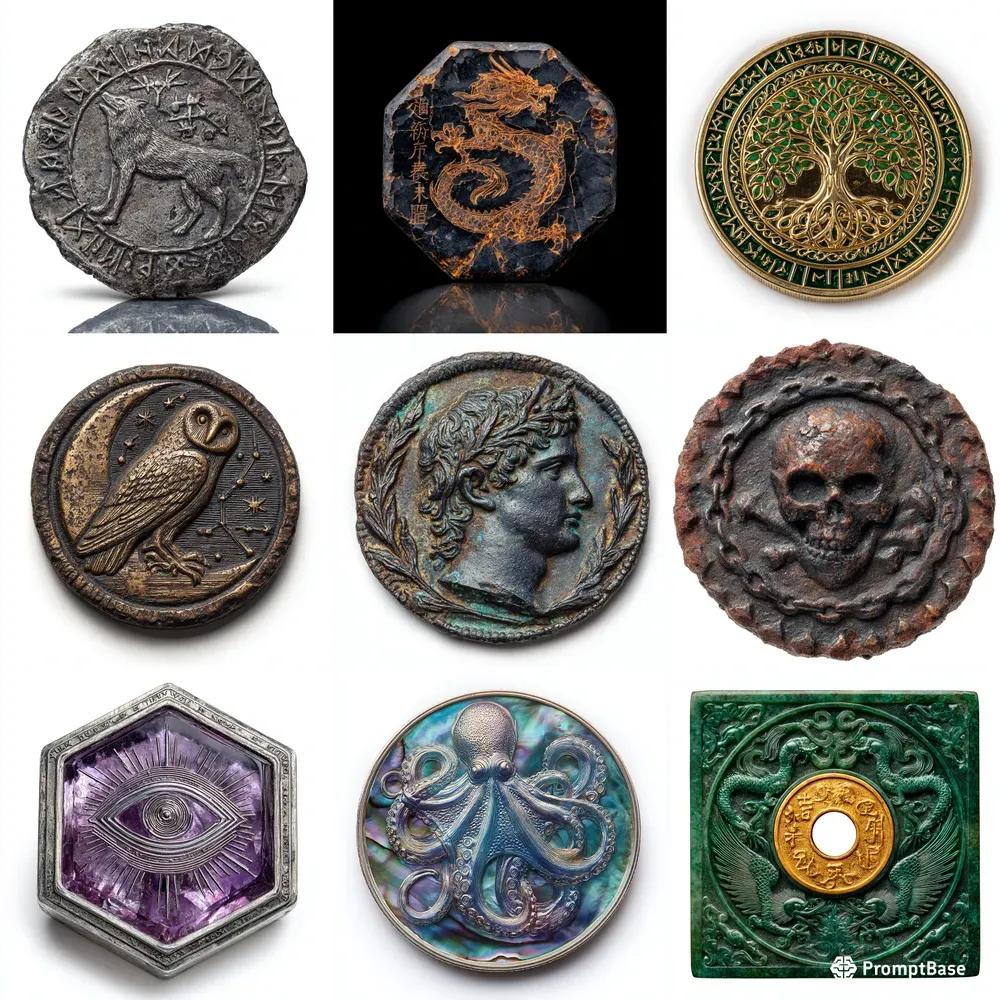 Fantasy Coin Art Generator