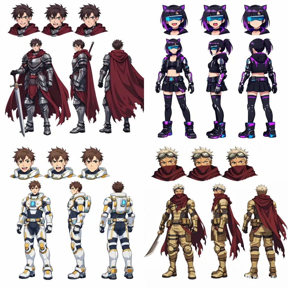 Pro Anime Character Sheet Makers