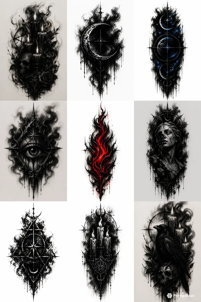 Dark Gothic Tattoo Designs