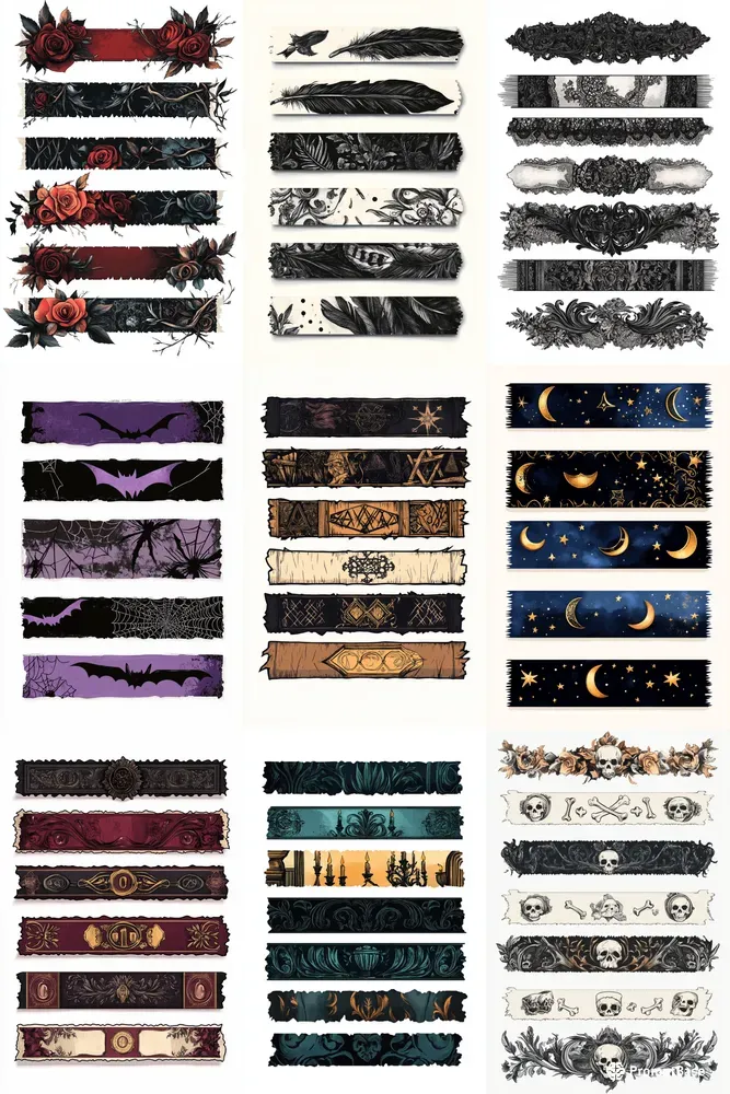Gothic Washi Tape Creators