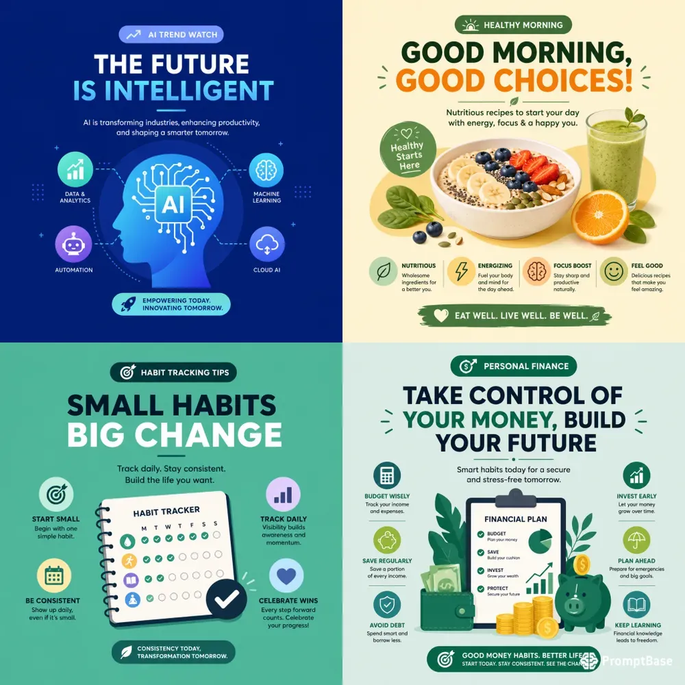 Singleslide Carousel Card News Templates