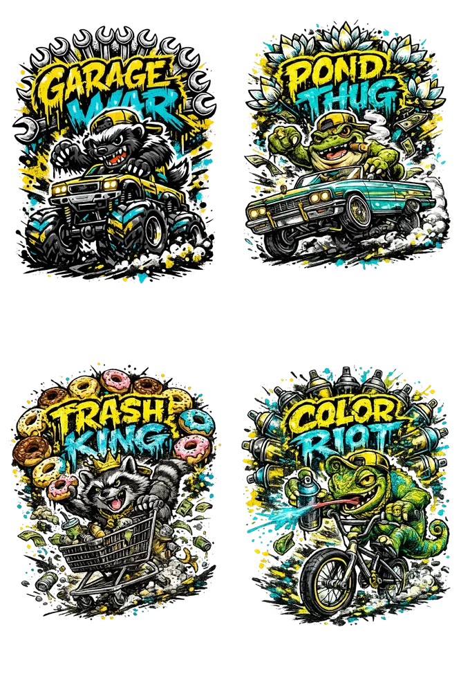 Urban Street Graffiti Character Art