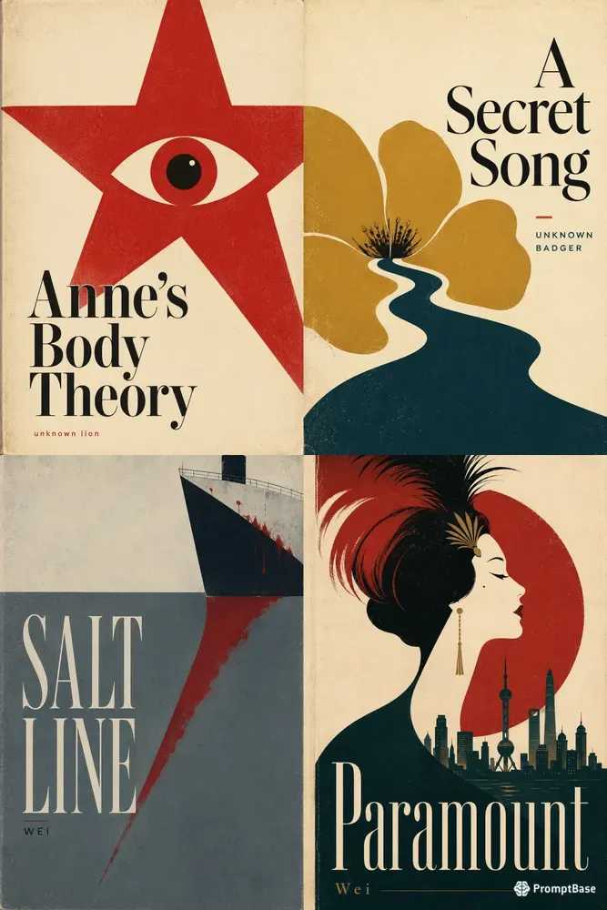 Minimalist Literary Book Cover Generator