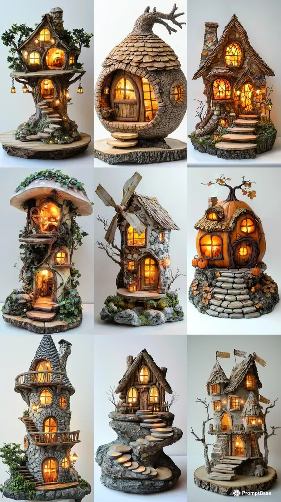 Charming Miniature Fantasy Homes