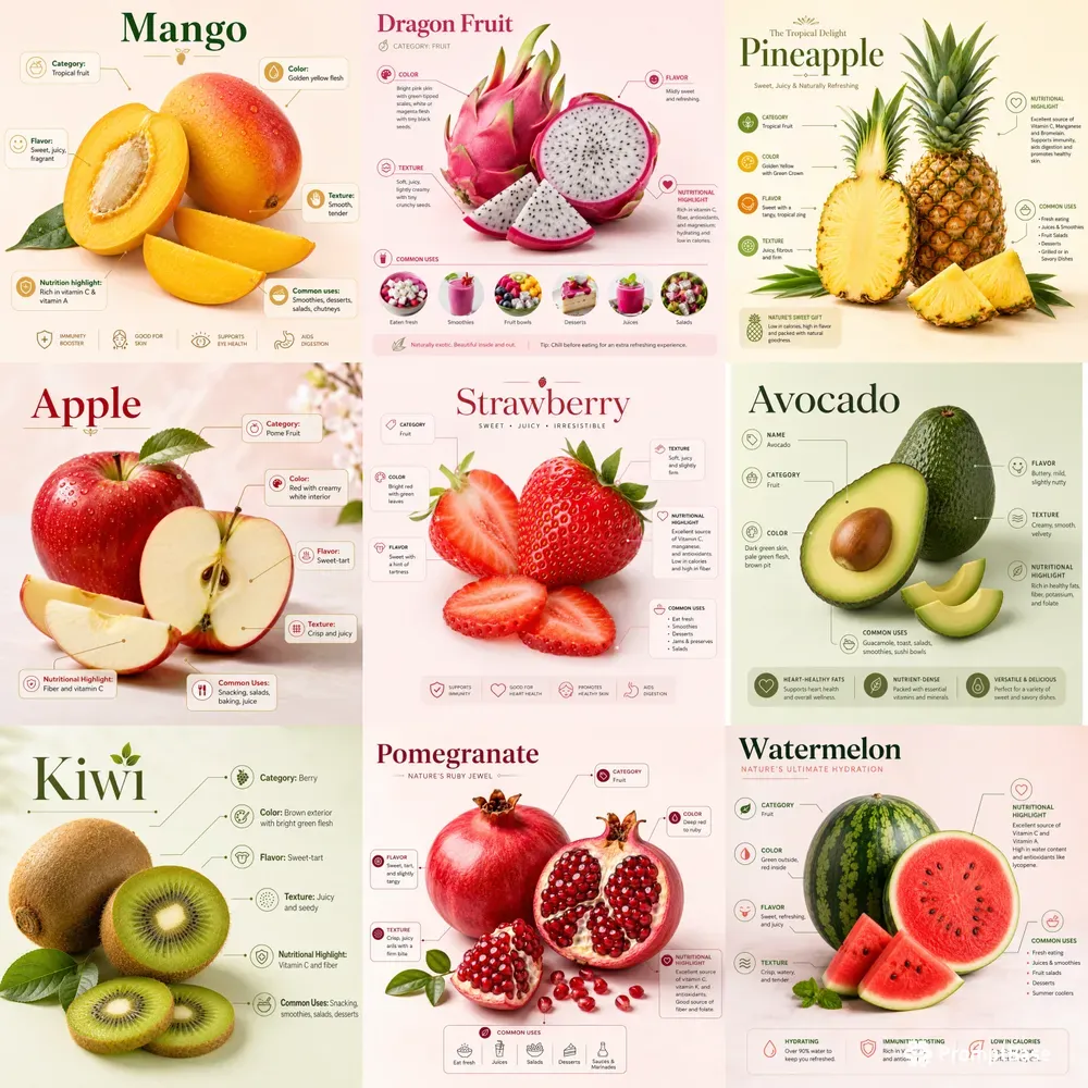 Produce Infographic Masters