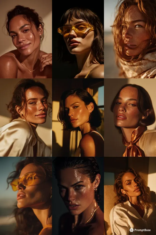 Photoreal Female Fashion Campaigns